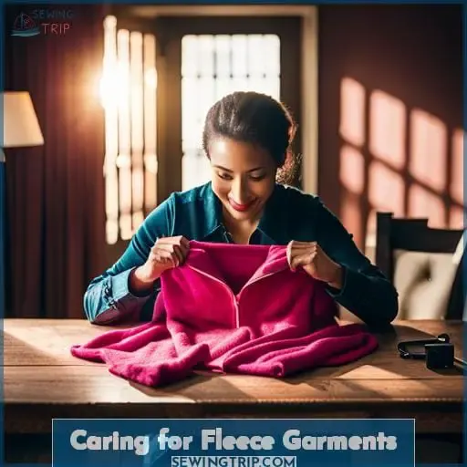 Caring for Fleece Garments