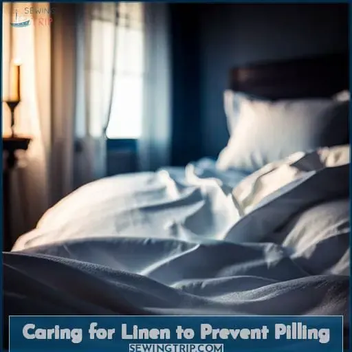 Caring for Linen to Prevent Pilling