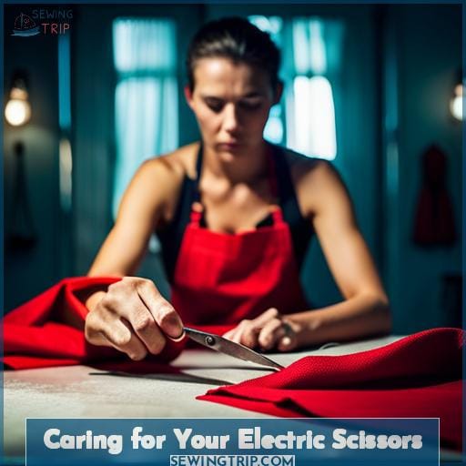 Caring for Your Electric Scissors