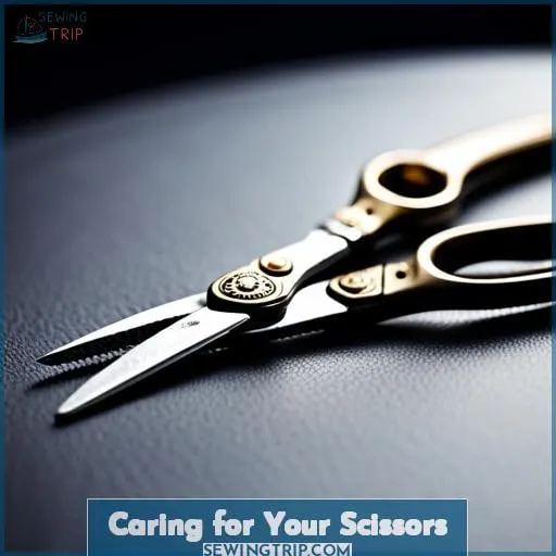Caring for Your Scissors