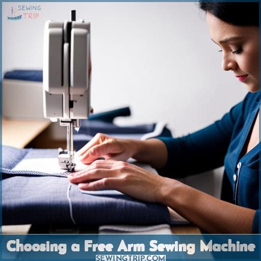 Choosing a Free Arm Sewing Machine