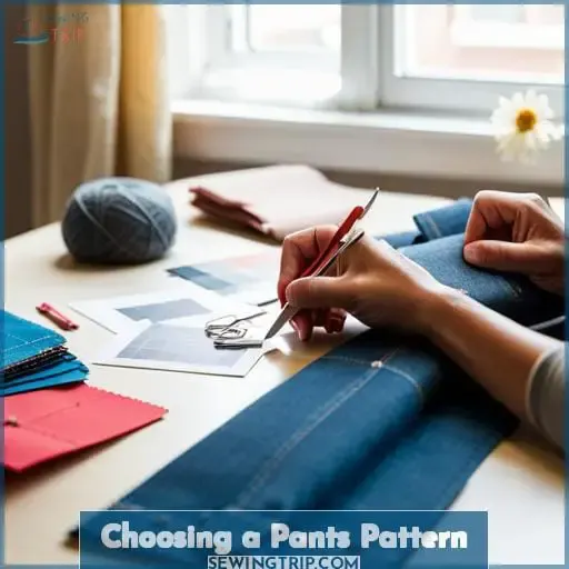 Choosing a Pants Pattern
