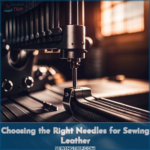 Choosing the Right Needles for Sewing Leather Choosing the Right Needles for Sewing Leather