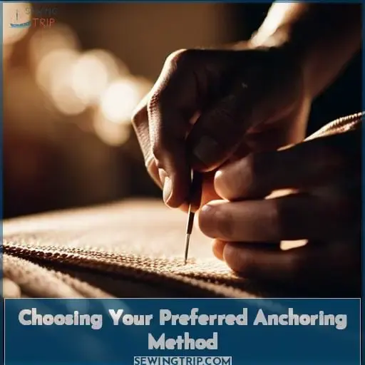 Choosing Your Preferred Anchoring Method
