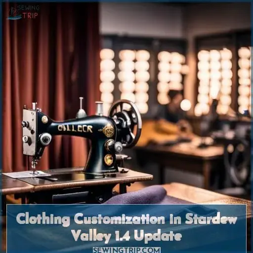 Clothing Customization in Stardew Valley 1.4 Update