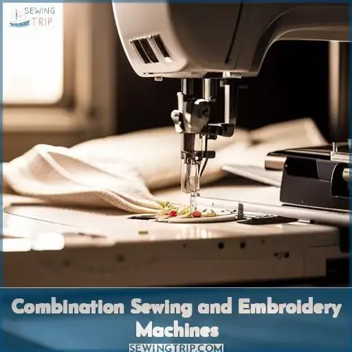 Combination Sewing and Embroidery Machines