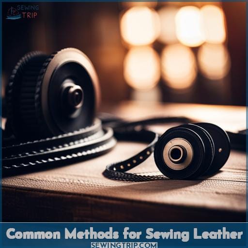 Common Methods for Sewing Leather Common Methods for Sewing Leather