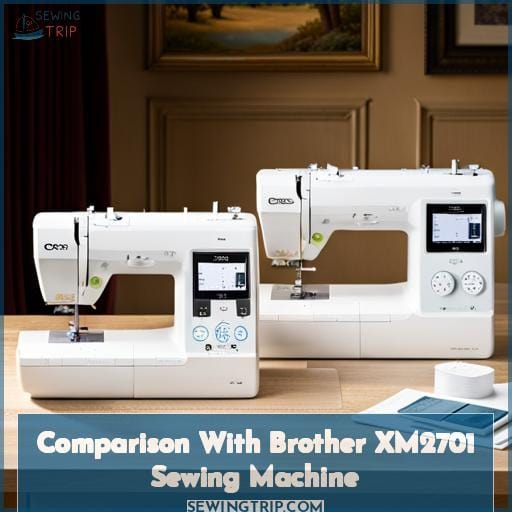 Comparison With Brother XM2701 Sewing Machine