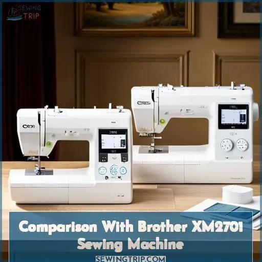 Comparison With Brother XM2701 Sewing Machine