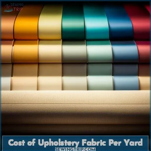 Cost of Upholstery Fabric Per Yard