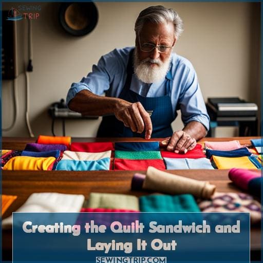 Creating the Quilt Sandwich and Laying It Out