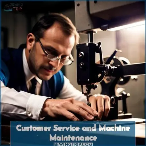 Customer Service and Machine Maintenance