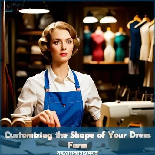 Customizing the Shape of Your Dress Form
