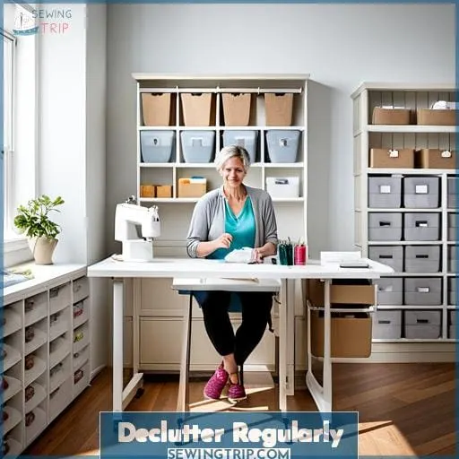 Declutter Regularly