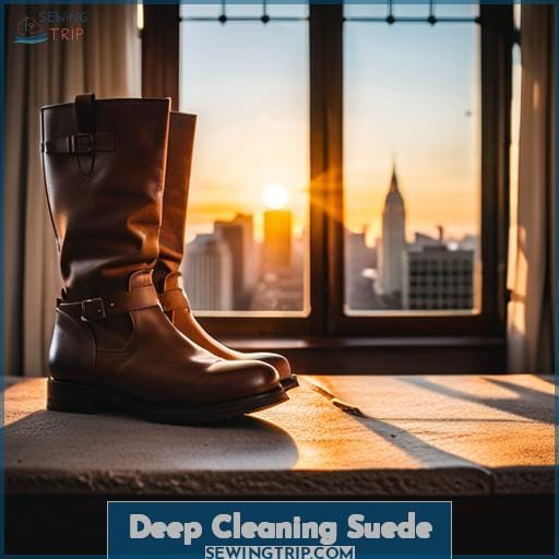 Deep Cleaning Suede