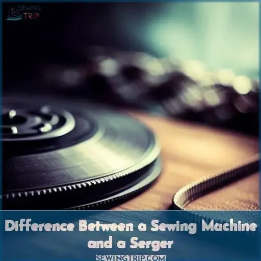 Difference Between a Sewing Machine and a Serger