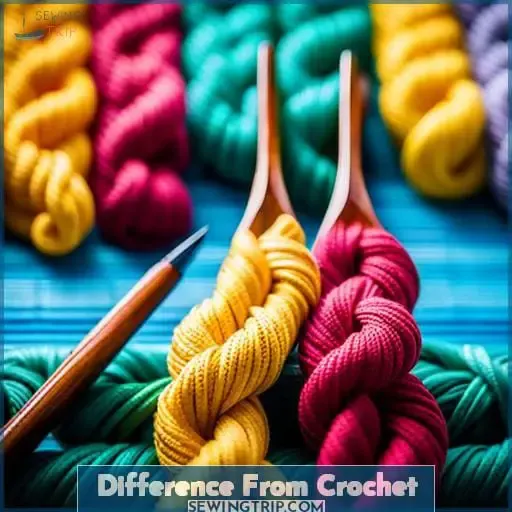 Difference From Crochet