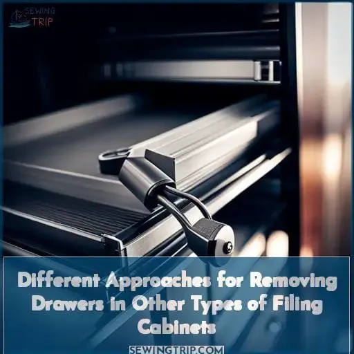 Different Approaches for Removing Drawers in Other Types of Filing Cabinets