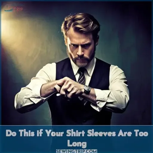 Do This if Your Shirt Sleeves Are Too Long