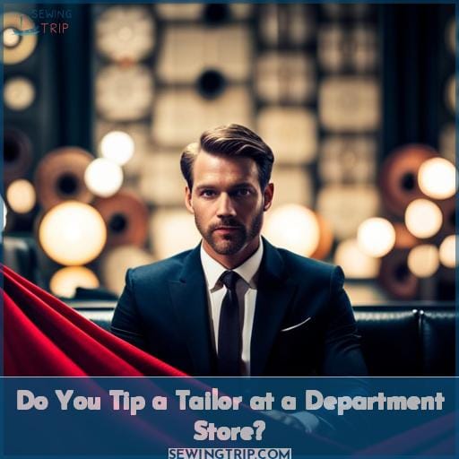 Do You Tip a Tailor at a Department Store? Do You Tip a Tailor at a Department Store?