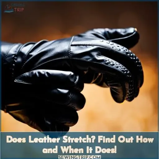 does leather stretch when wet