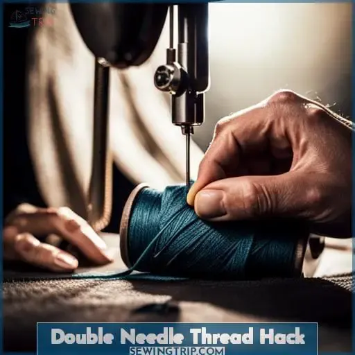 Double Needle Thread Hack