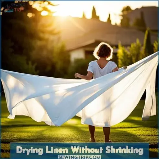 Drying Linen Without Shrinking