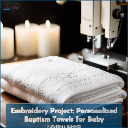 embroidery machine project personalized baptism towels embroidery machine project personalized baptism towels