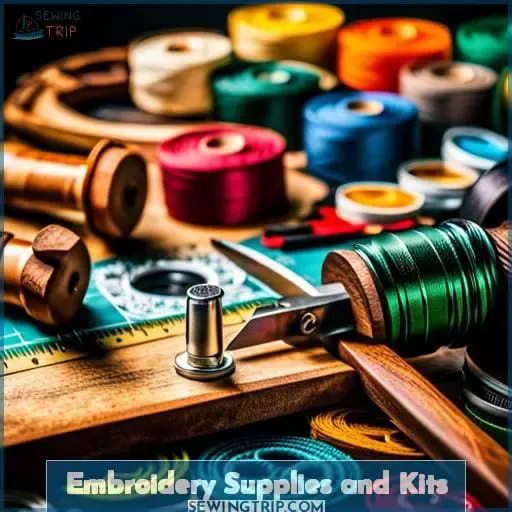 Embroidery Supplies and Kits