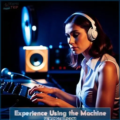 Experience Using the Machine