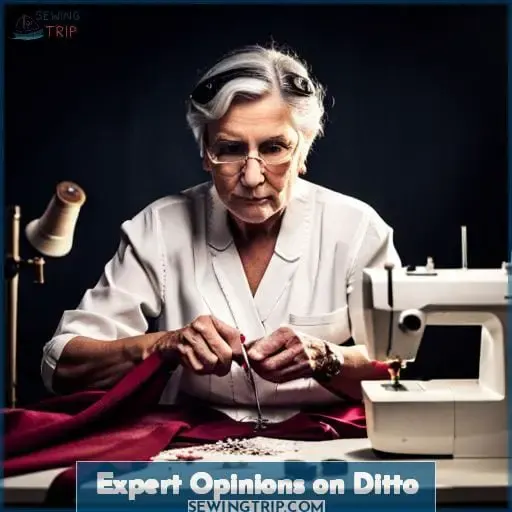 Expert Opinions on Ditto