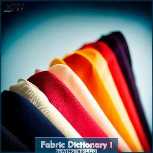 fabric dictionary 1