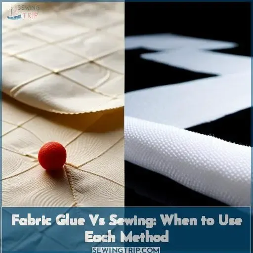 fabric glue vs sewing