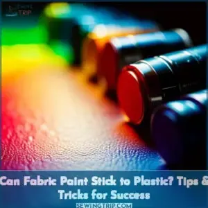 fabric paint be used on plastic