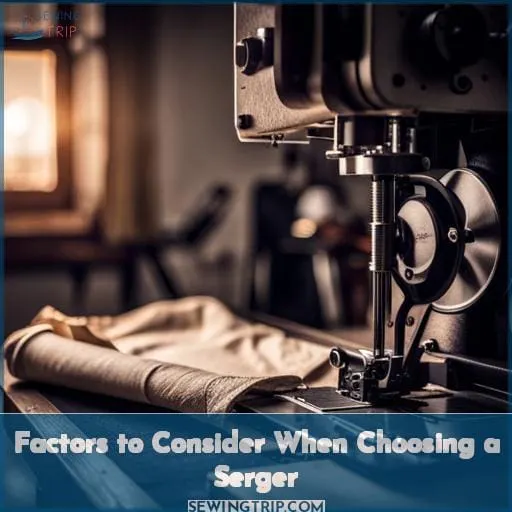 Factors to Consider When Choosing a Serger