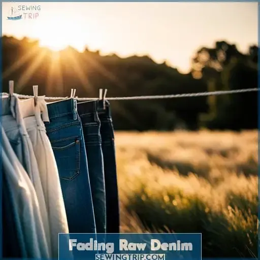 Fading Raw Denim