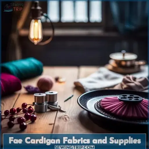 Fae Cardigan Fabrics and Supplies
