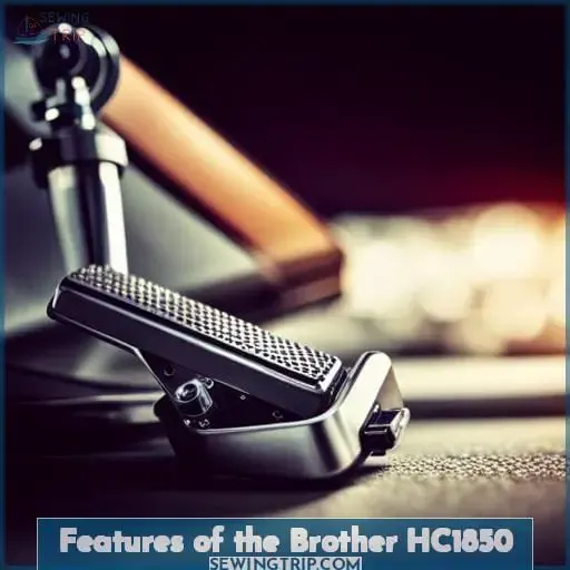 Features of the Brother HC1850