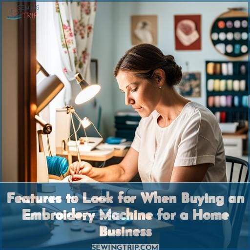 Features to Look for When Buying an Embroidery Machine for a Home Business