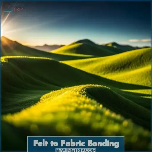 Felt to Fabric Bonding