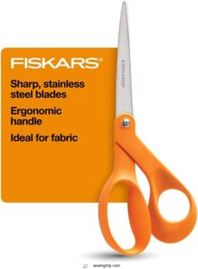 10 Best Fabric Scissors for Beginners: Types, Tips & Care Guide 9 Fiskars Original Orange Handled Scissors B00006IFN9