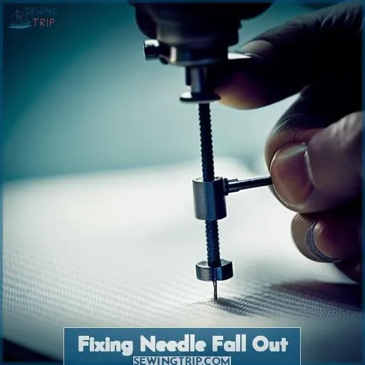 Fixing Needle Fall Out