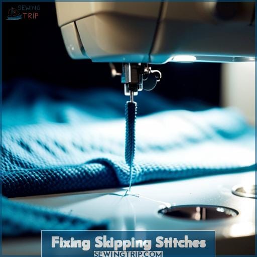 Fixing Skipping Stitches