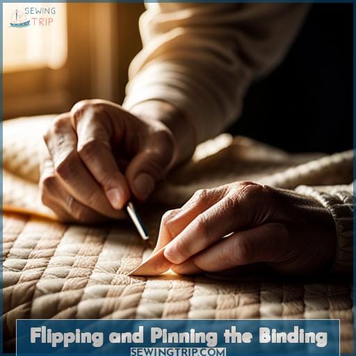 Flipping and Pinning the Binding