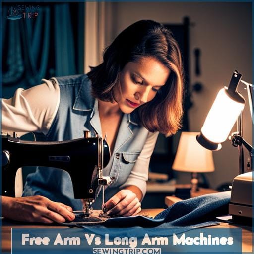 Free Arm Vs Long Arm Machines