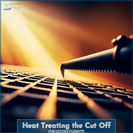 Heat Treating the Cut Off