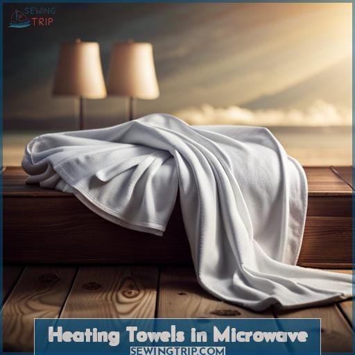 Heating Towels in Microwave
