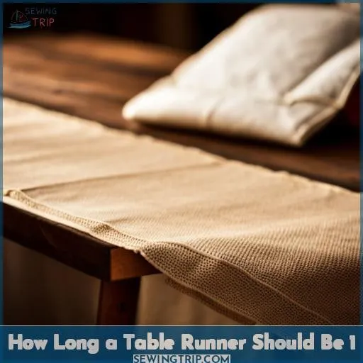 how long a table runner should be 1