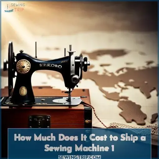 how much does it cost to ship a sewing machine 1