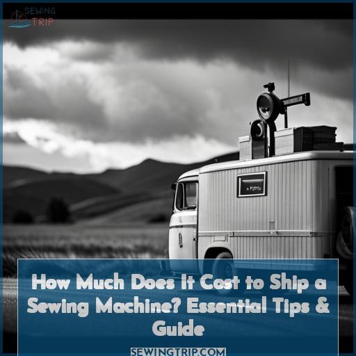 how much does it cost to ship a sewing machine how much does it cost to ship a sewing machine